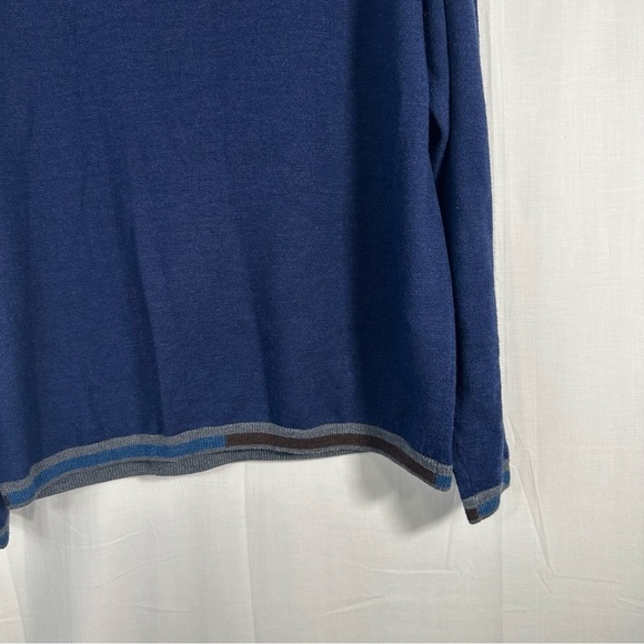 Robert Graham 100% wool sweater, size large classic grandpacore golf high end - Picture 11 of 15